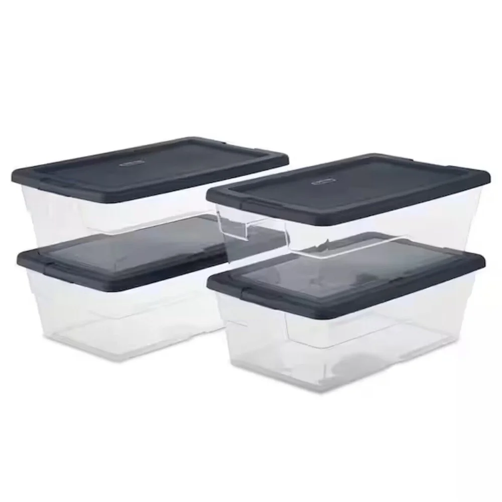 Sterilite 6 qt. Storage Boxes (Set of 4)